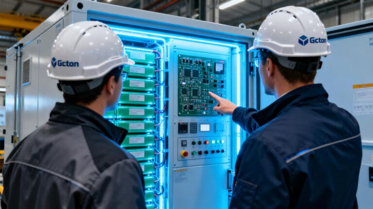 Крупномасштабная коммерческая система хранения высоковольтных батарей с открытой солнечной фермой