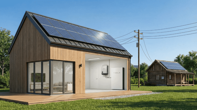 Feature illustration for hybrid inverter vs off-grid inverter solar energy systems